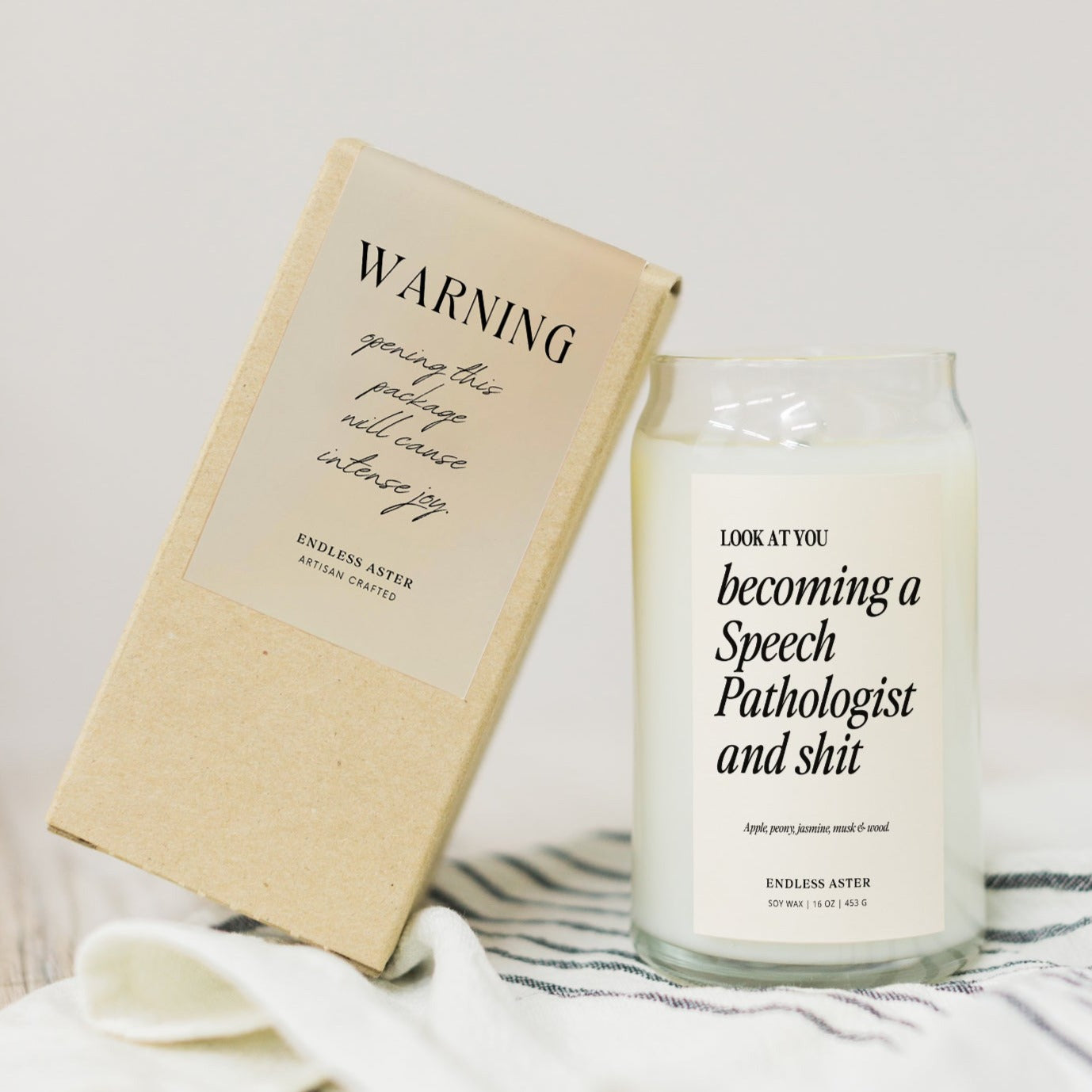 Look At You Becoming A Speech Pathologist And Shit Candle