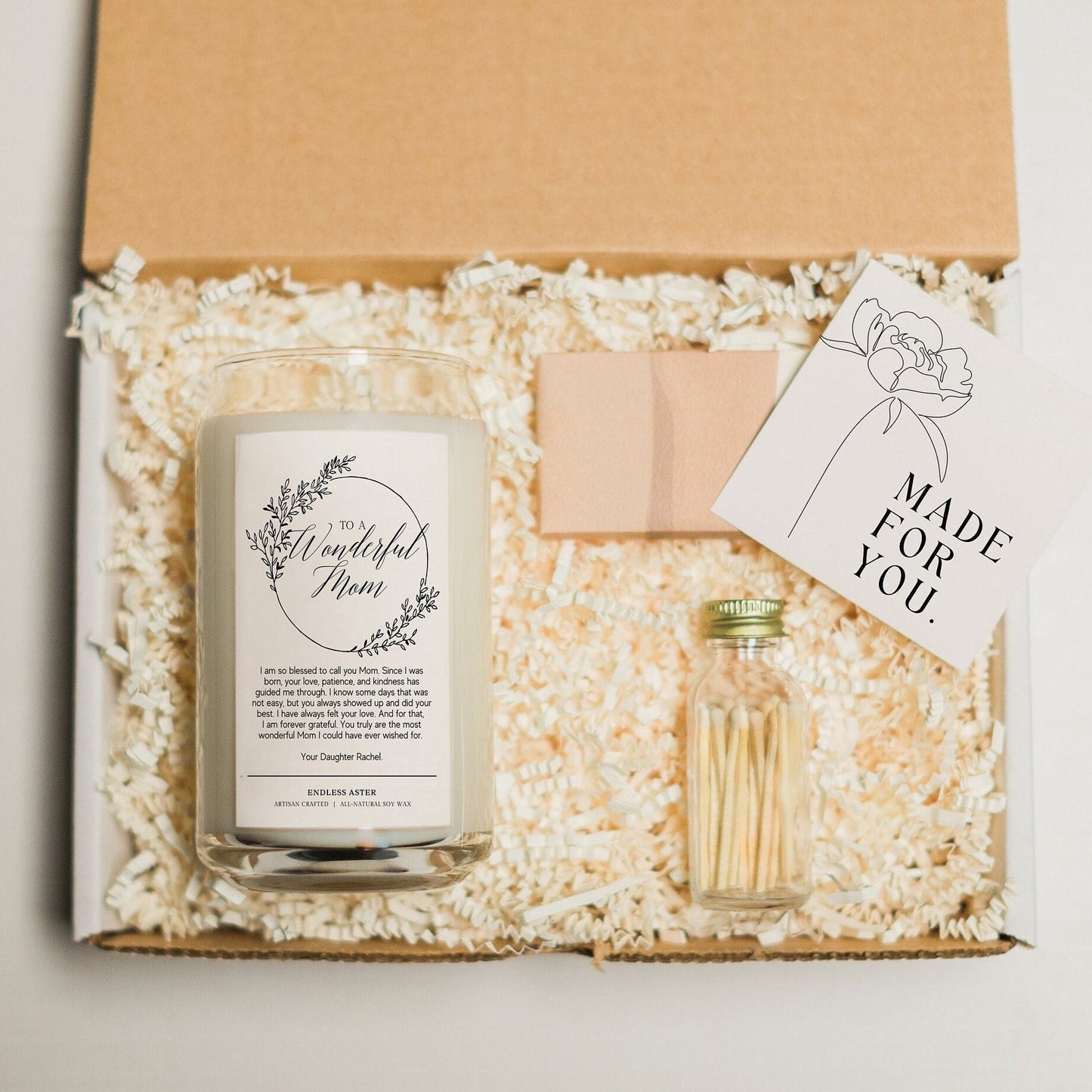 To A Wonderful Mom Candle