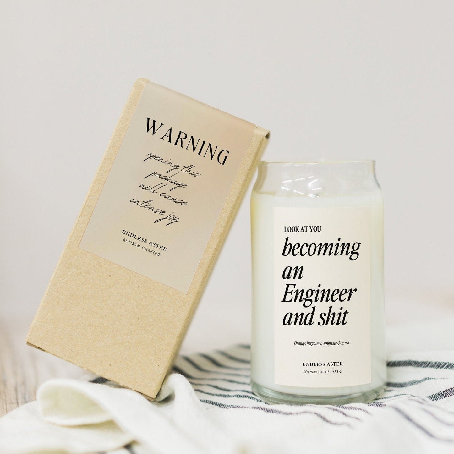 Look At You Becoming An Engineer And Shit Candle