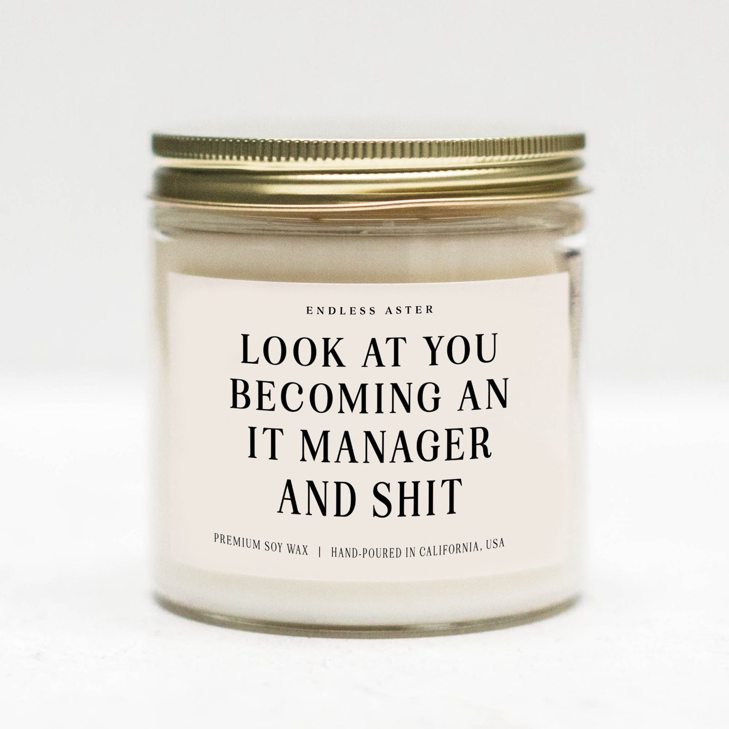 Look At You Becoming An IT Manager And Shit Candle