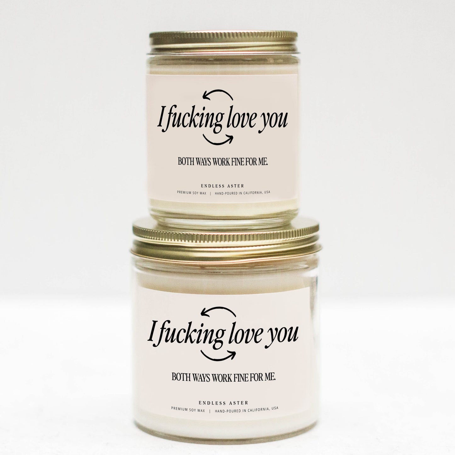 I Fucking Love You Candle