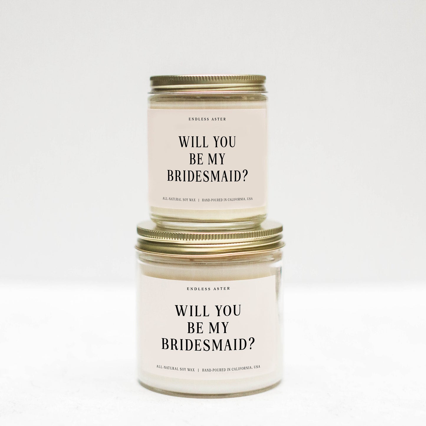 Will You Be My Bridesmaid Candle