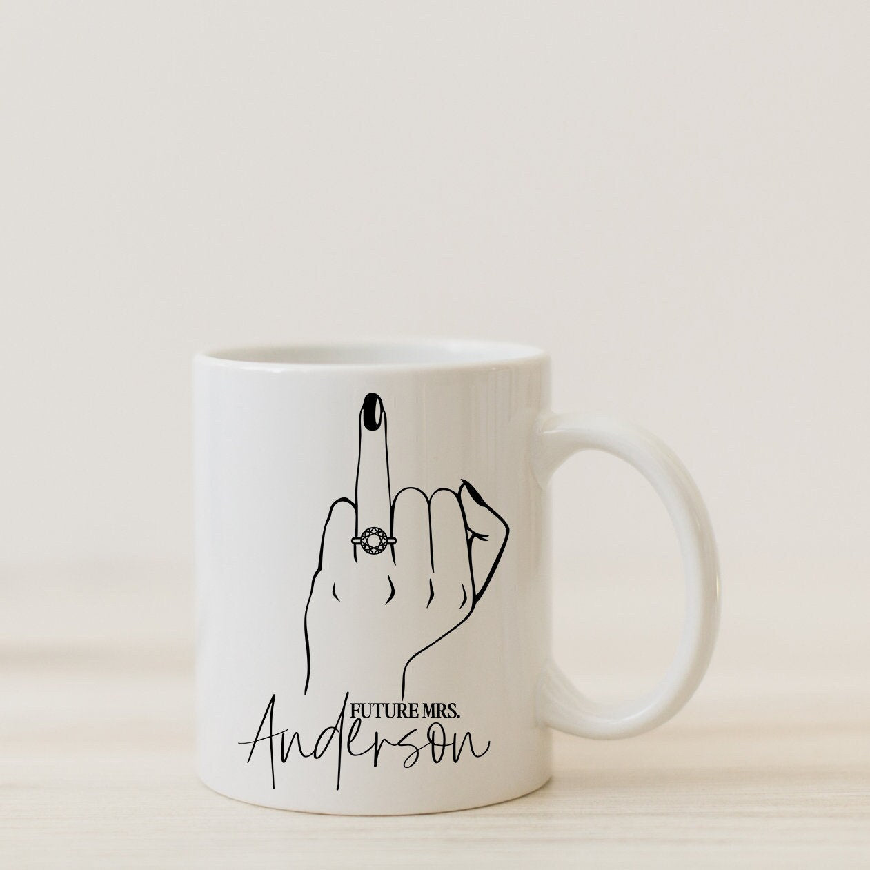 Look At You Getting Engaged And Shit Candle & Future Mrs Mug Gift Box