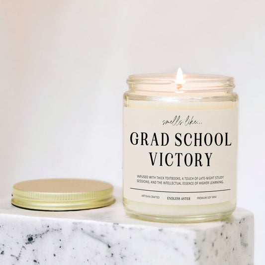 Grad School Victory Candle