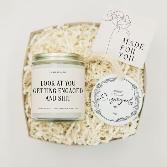 Look At You Getting Engaged And Shit Candle