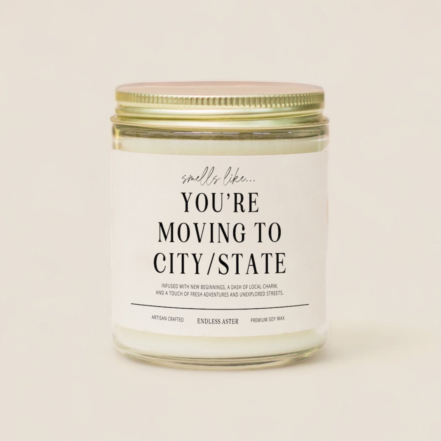 a poster with a list of candles on it